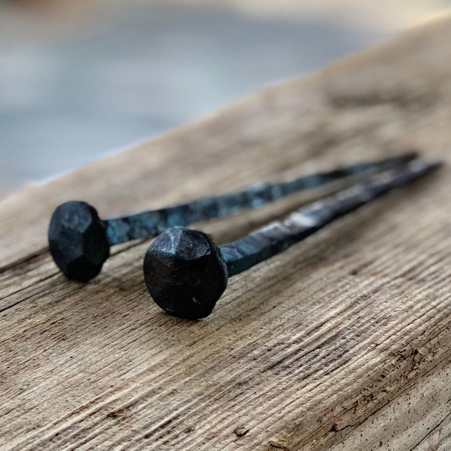 Unik by Hand Dekorationer Handsmidd spik – väggkrok i stål 20 cm