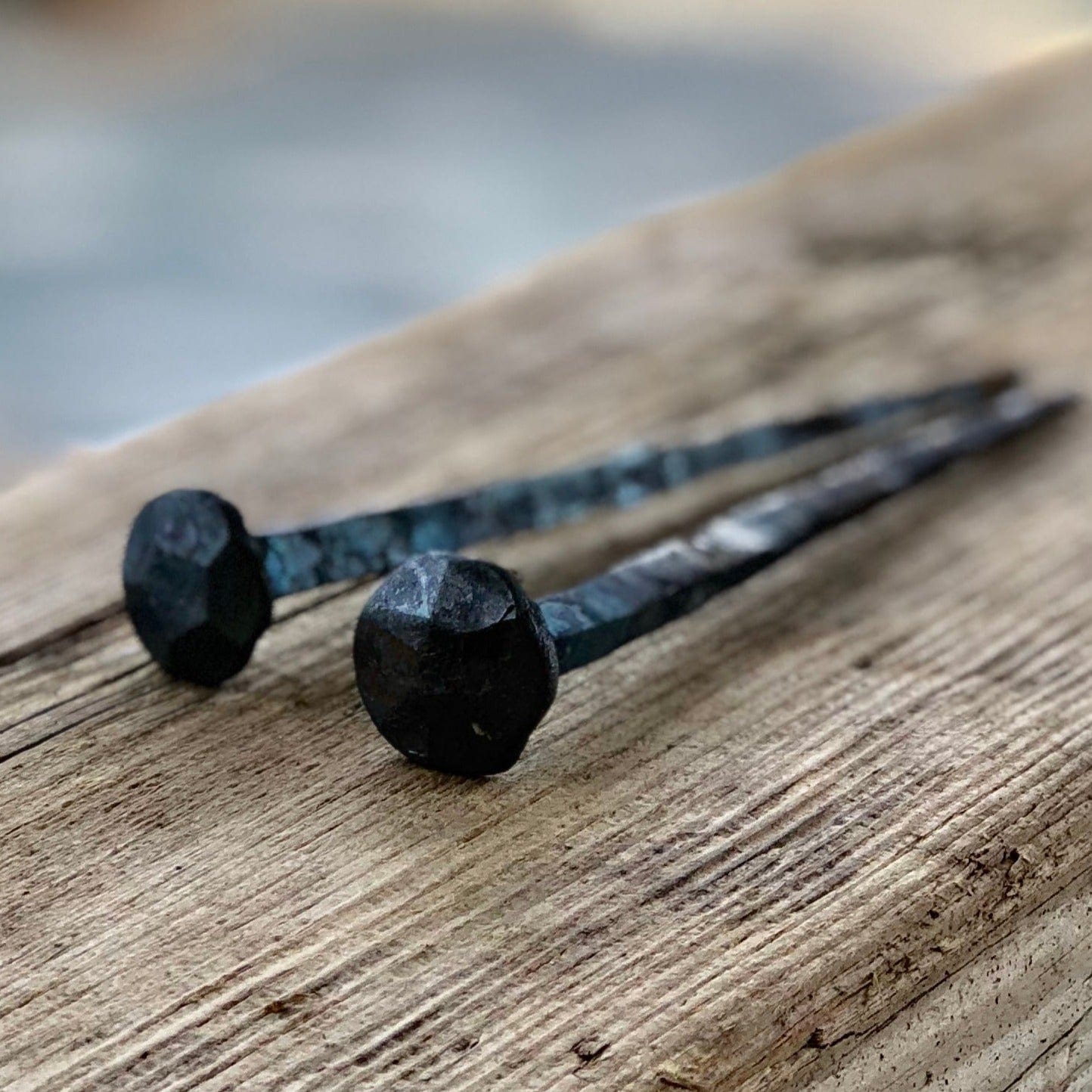 Unik by Hand Dekorationer Handsmidd spik – väggkrok i stål 20 cm