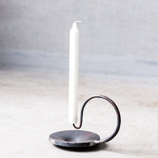 Hand forged candlesticks 10x12cm