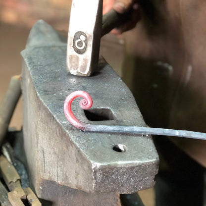 Hand forged Leaf cup